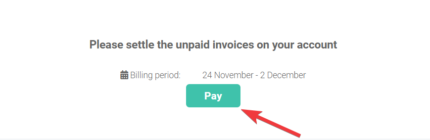pay unpaid invoices