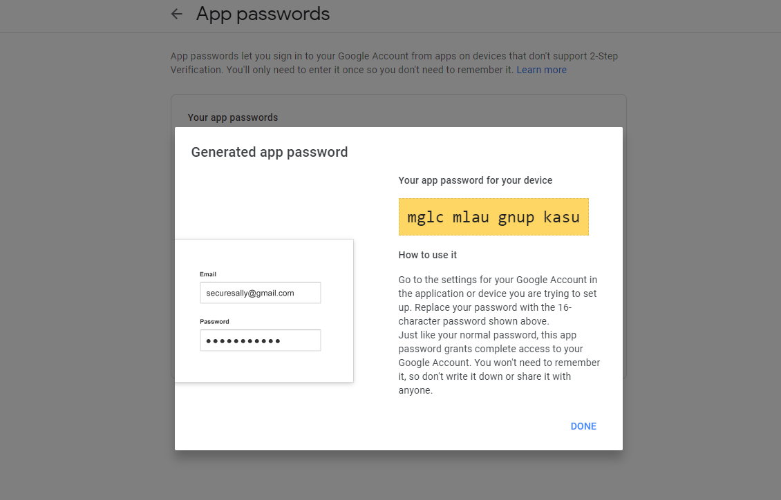 Password app.